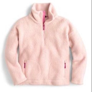 JCrew Polartec 1/4 zip Sherpa Fleece